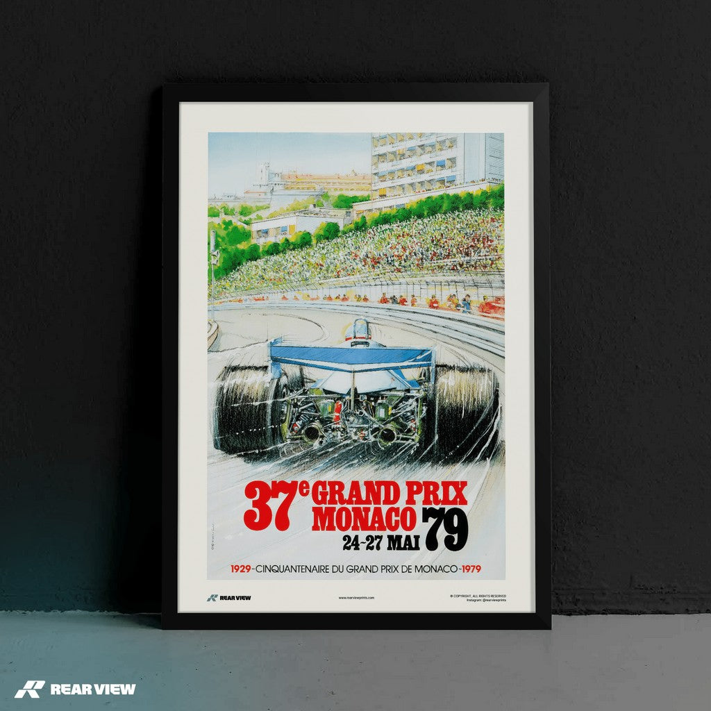 Gran Premio d'epoca 1979 - Stampa d'arte Monaco