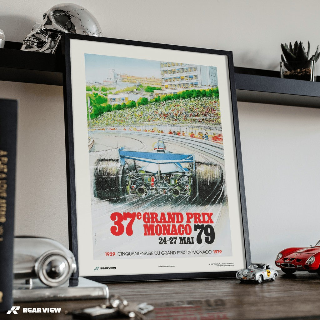 Gran Premio d'epoca 1979 - Stampa d'arte Monaco
