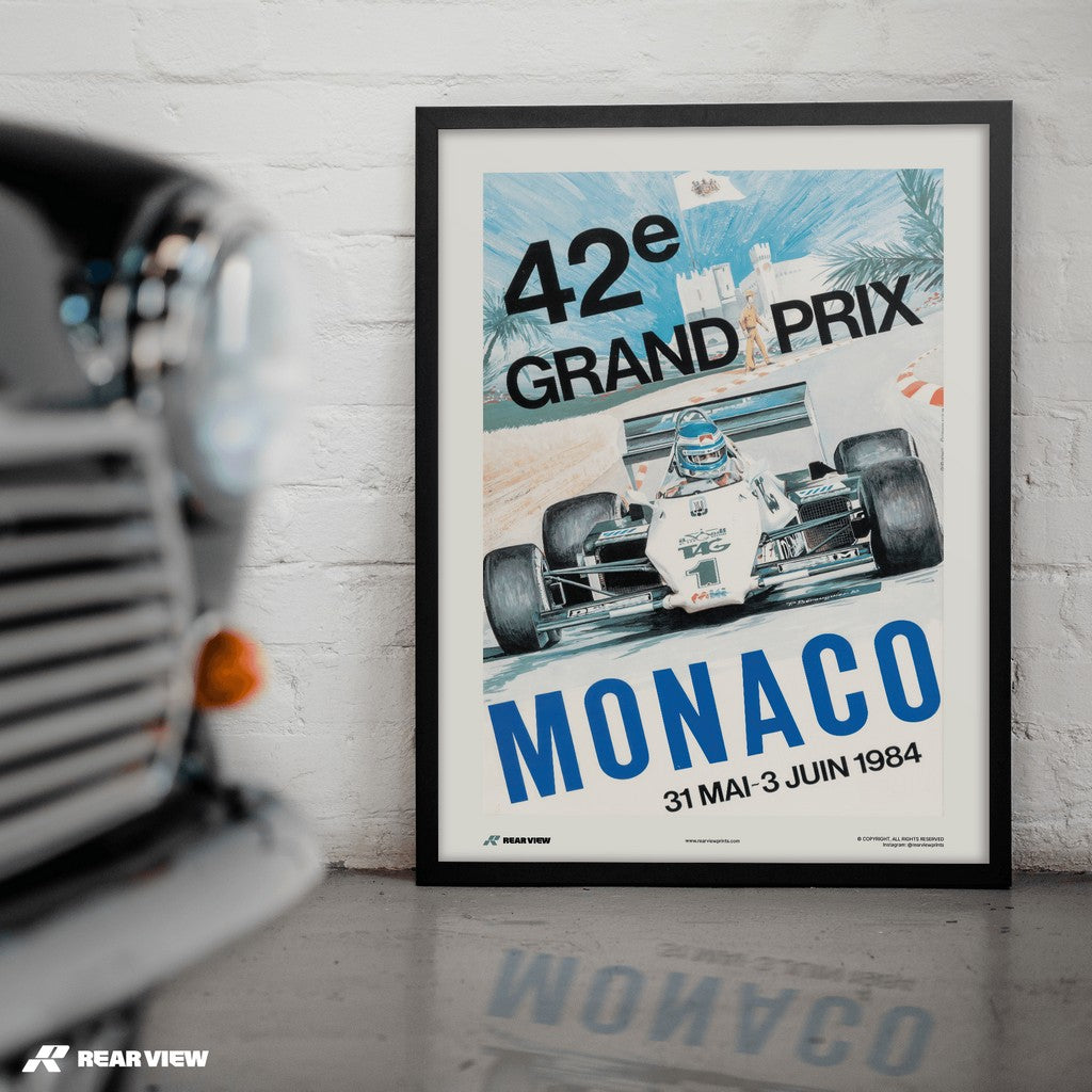 Gran Premio d'epoca 1984 - Stampa d'arte Monaco