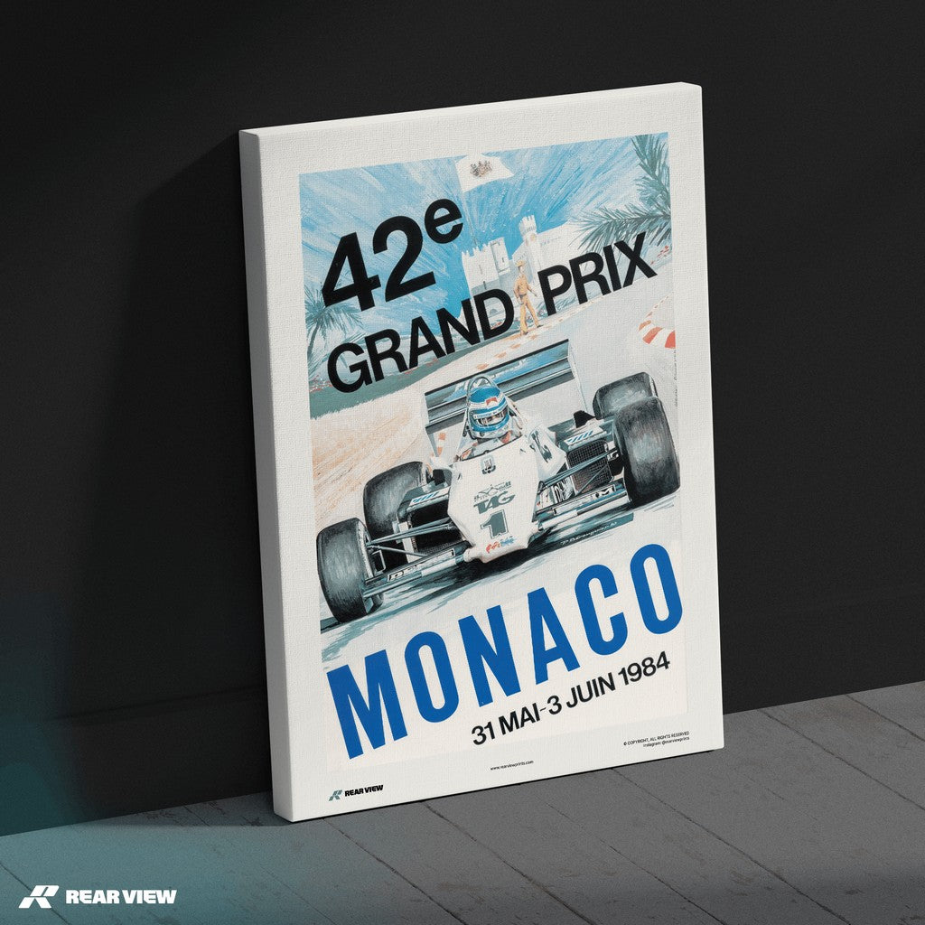 Gran Premio d'epoca 1984 - Stampa d'arte Monaco