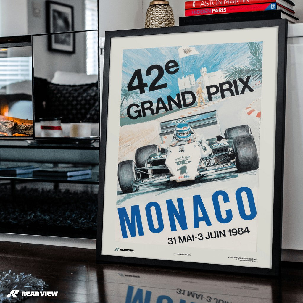 Gran Premio d'epoca 1984 - Stampa d'arte Monaco