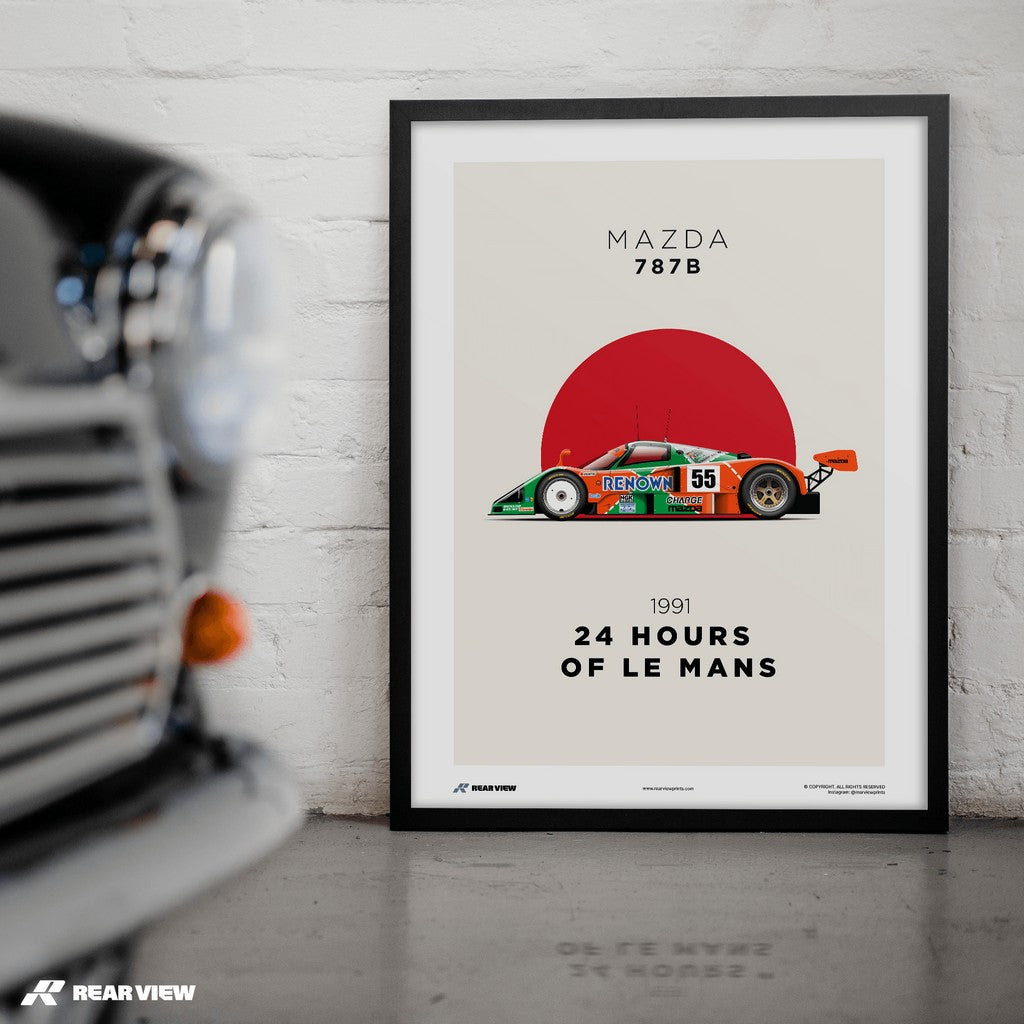 Cadeau de l'Est - 787b Mazda Art Print