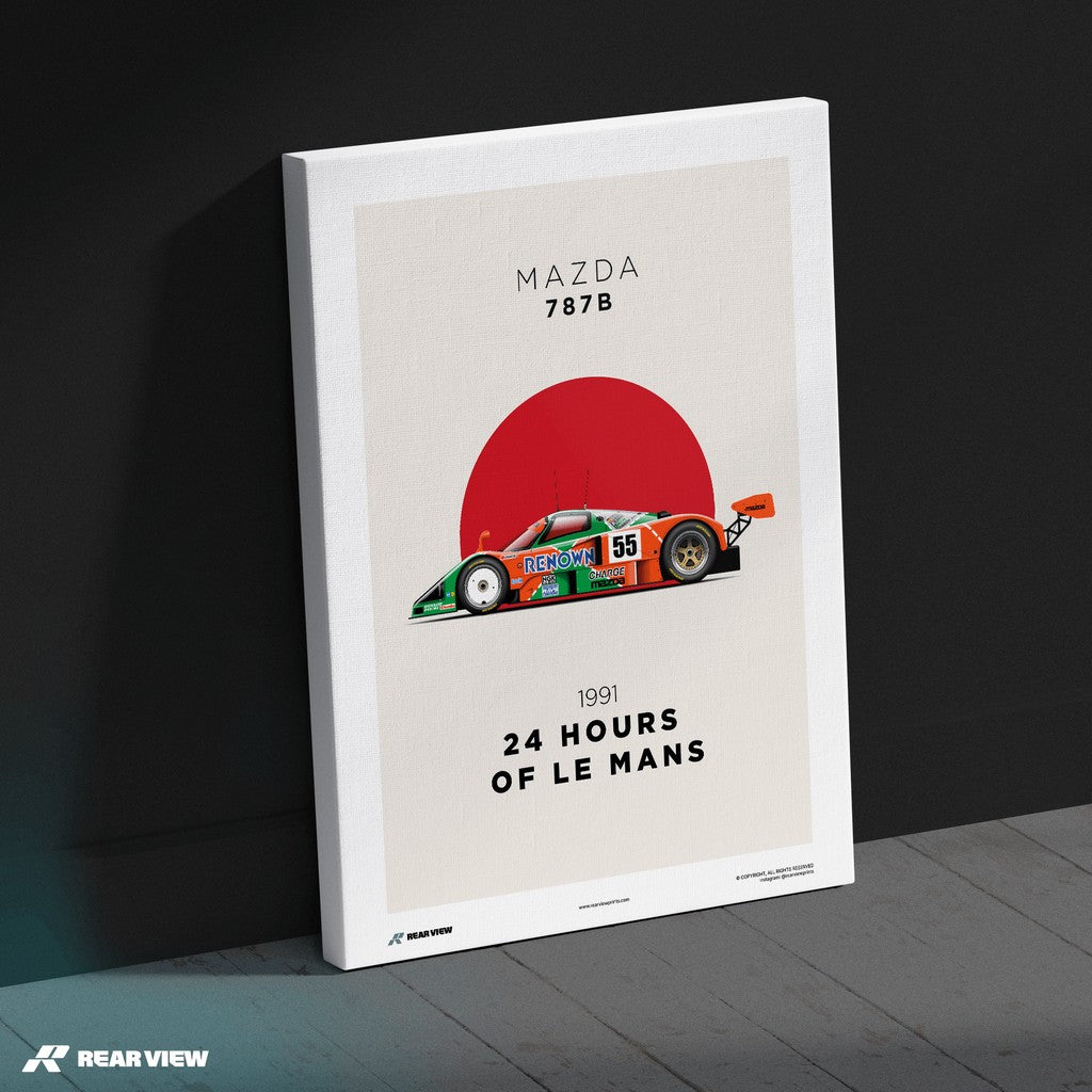 Cadeau de l'Est - 787b Mazda Art Print