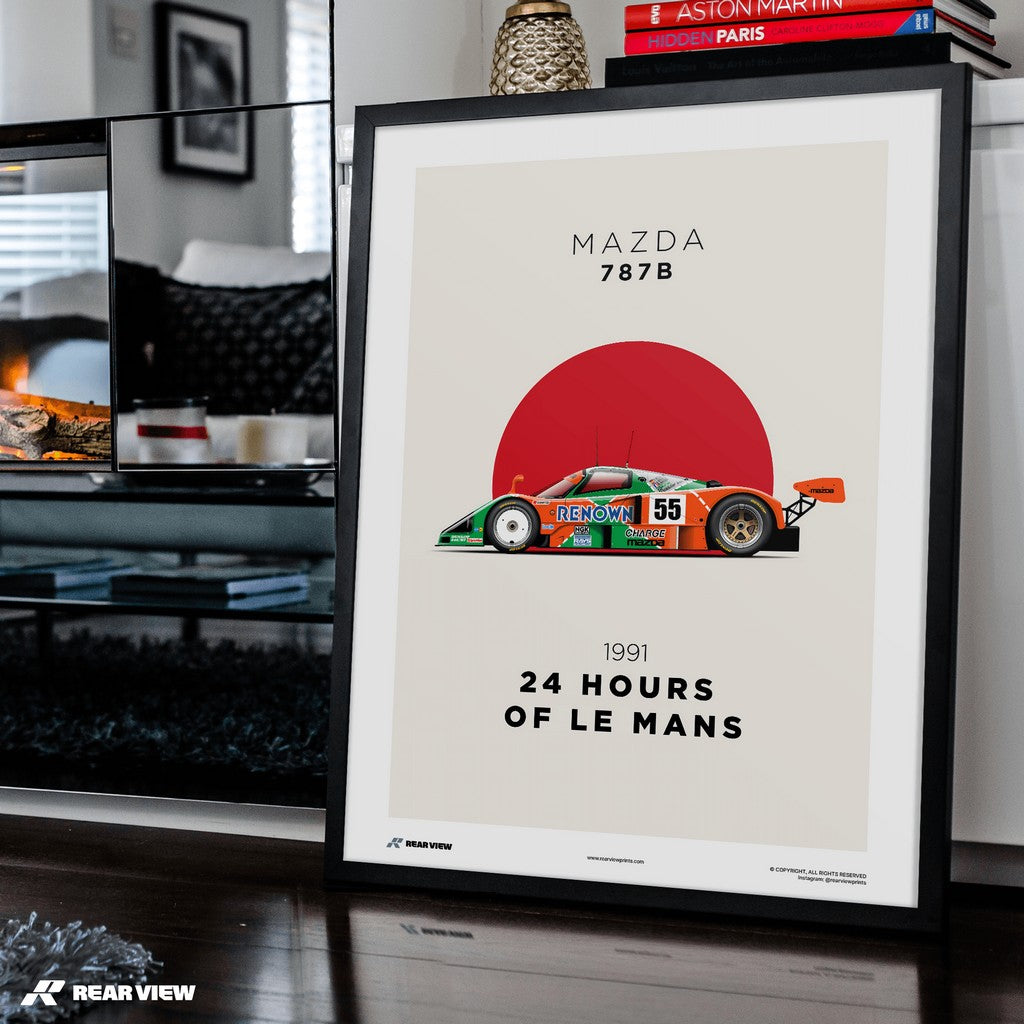 Cadeau de l'Est - 787b Mazda Art Print
