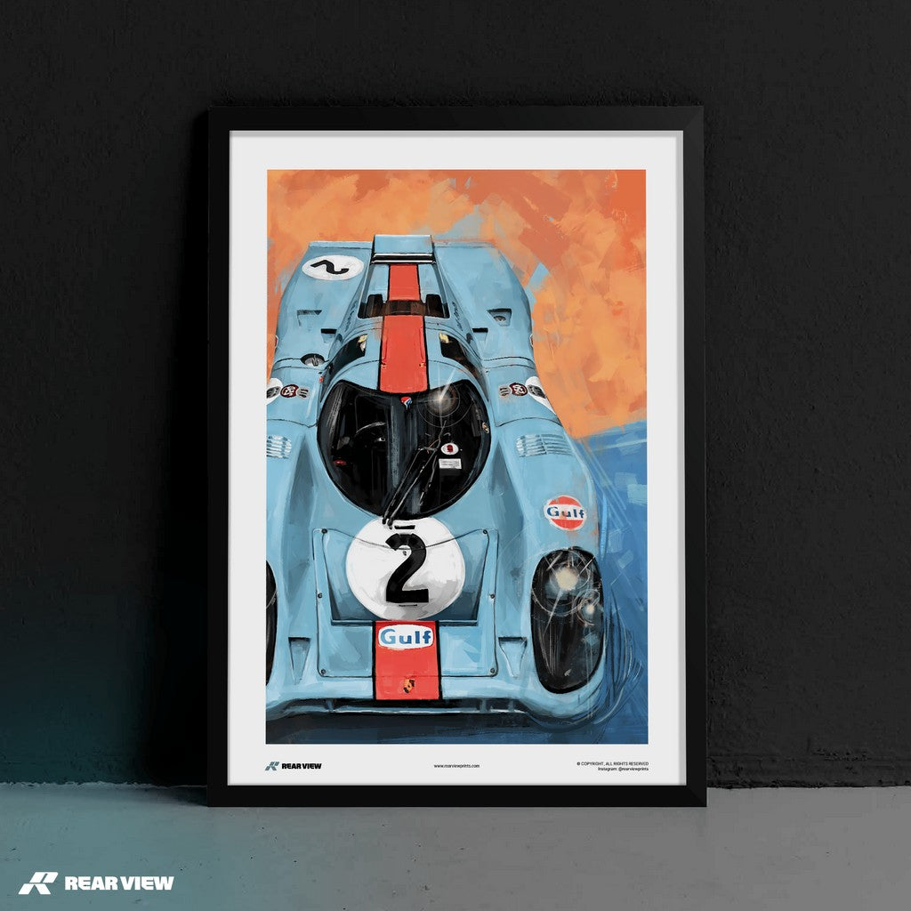 Prototyp Blau - 917 Kunstdruck