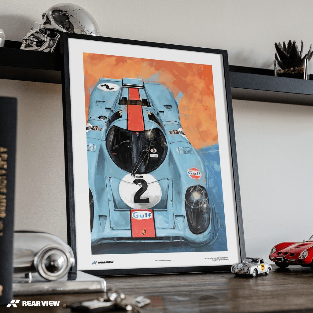 Prototyp Blau - 917 Kunstdruck