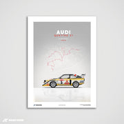 Sanremo Verfolgungsjagd - Sport Quattro Kunstdruck