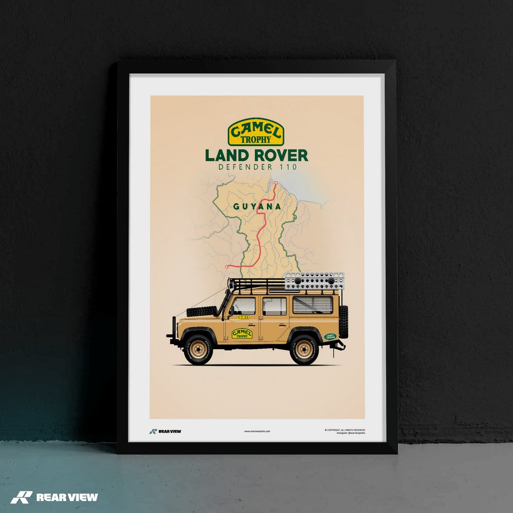 Camel Trophy Champion – Land Rover Art Print