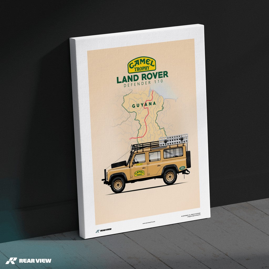 Camel Trophy Champion – Land Rover Art Print