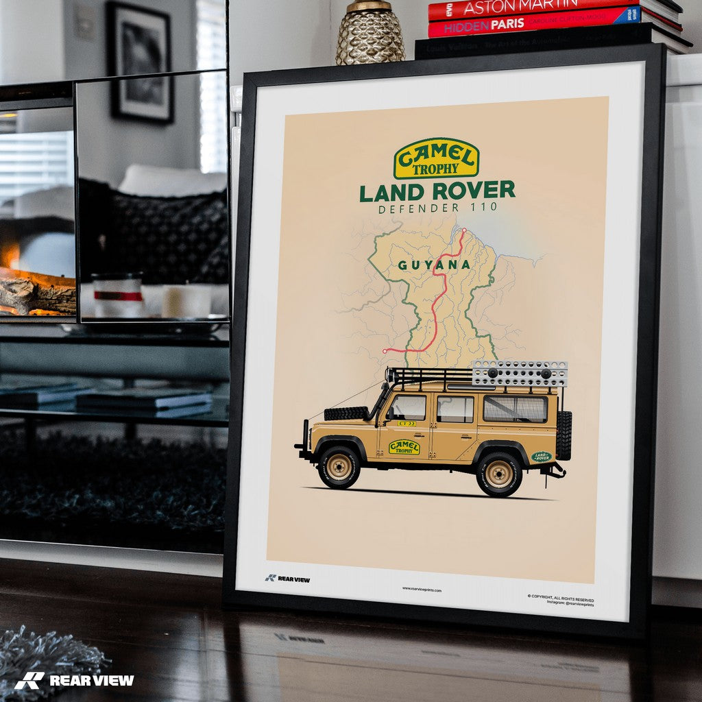 Camel Trophy Champion – Land Rover Art Print