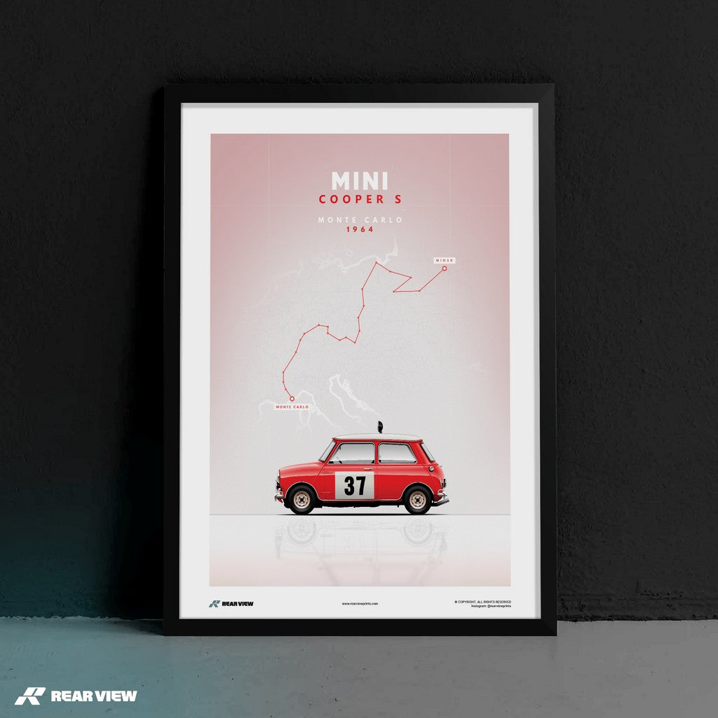 Eine Mini-Überraschung - Cooper S Kunstdruck