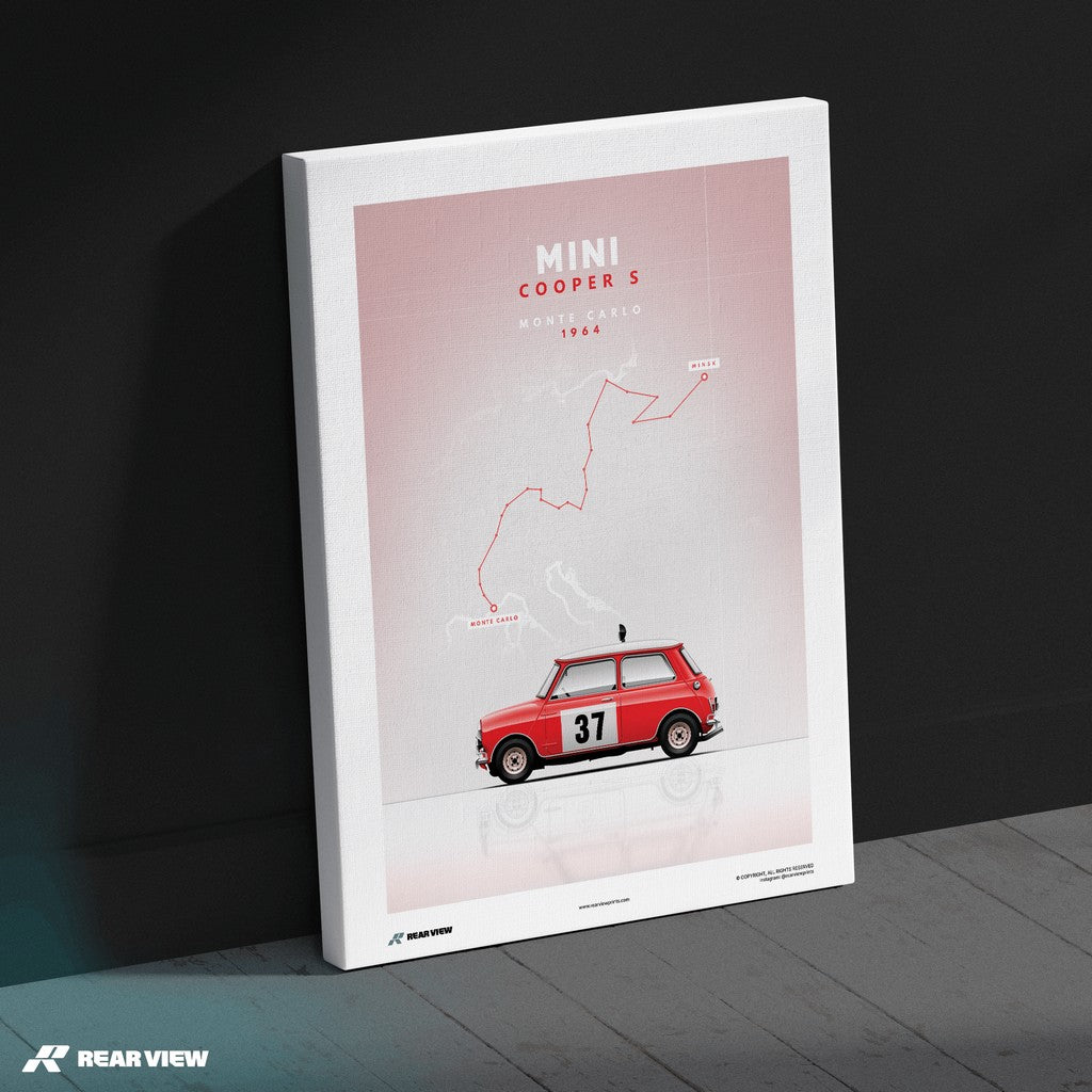 Eine Mini-Überraschung - Cooper S Kunstdruck