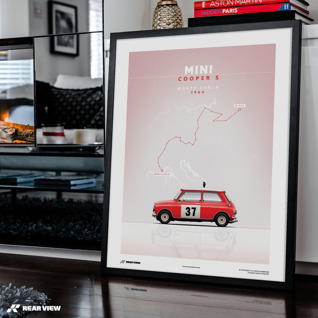 Eine Mini-Überraschung - Cooper S Kunstdruck