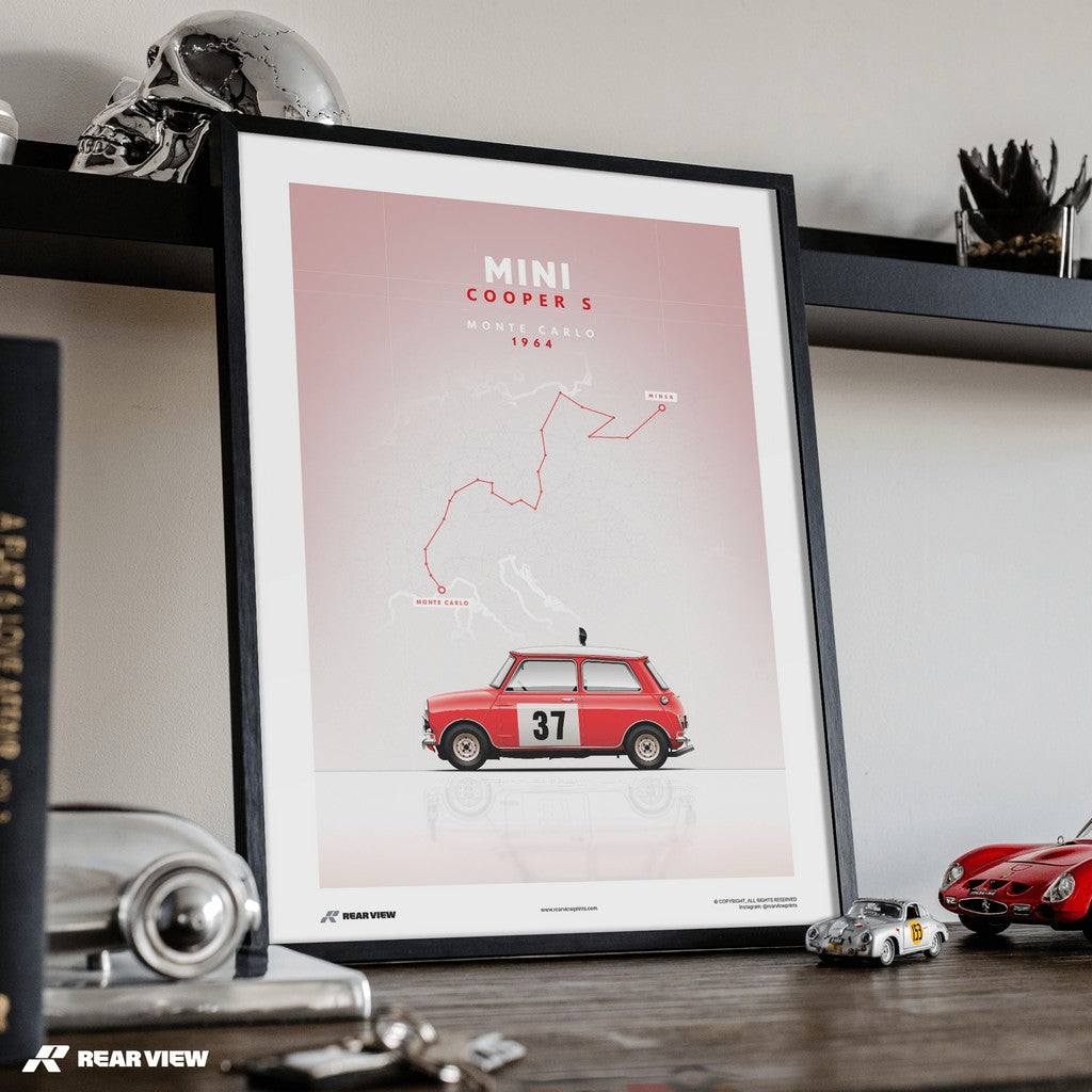 Eine Mini-Überraschung - Cooper S Kunstdruck