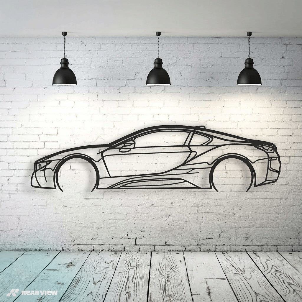 Future Line – i8 Metal Wall Art