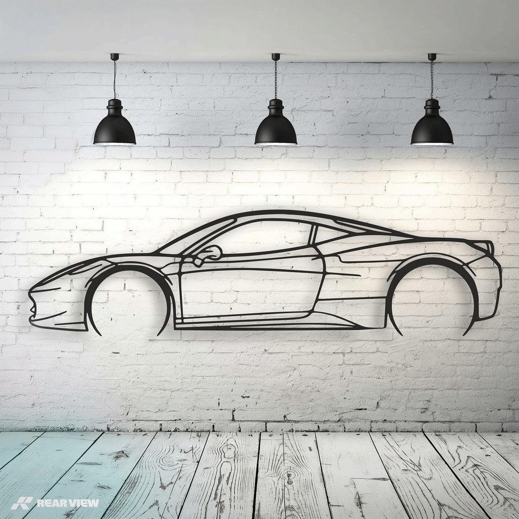 Pure Motion - 458 Italia Metal Wall Art
