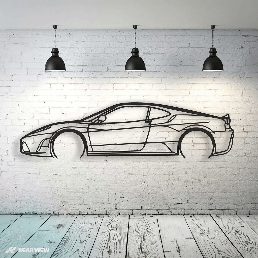 Racing Edge - F430 Scuderia Metal Wall Art