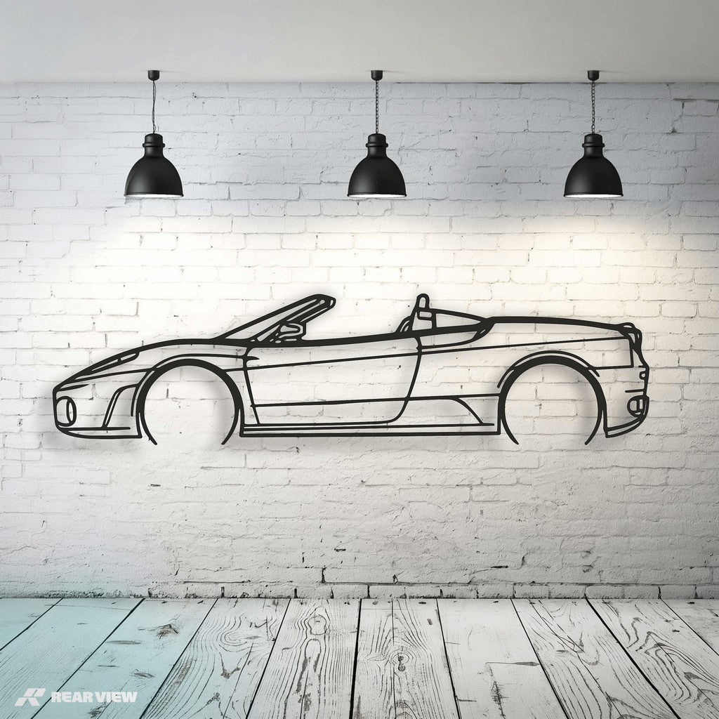 Open Horizon - F430 Spider Metal Wall Art