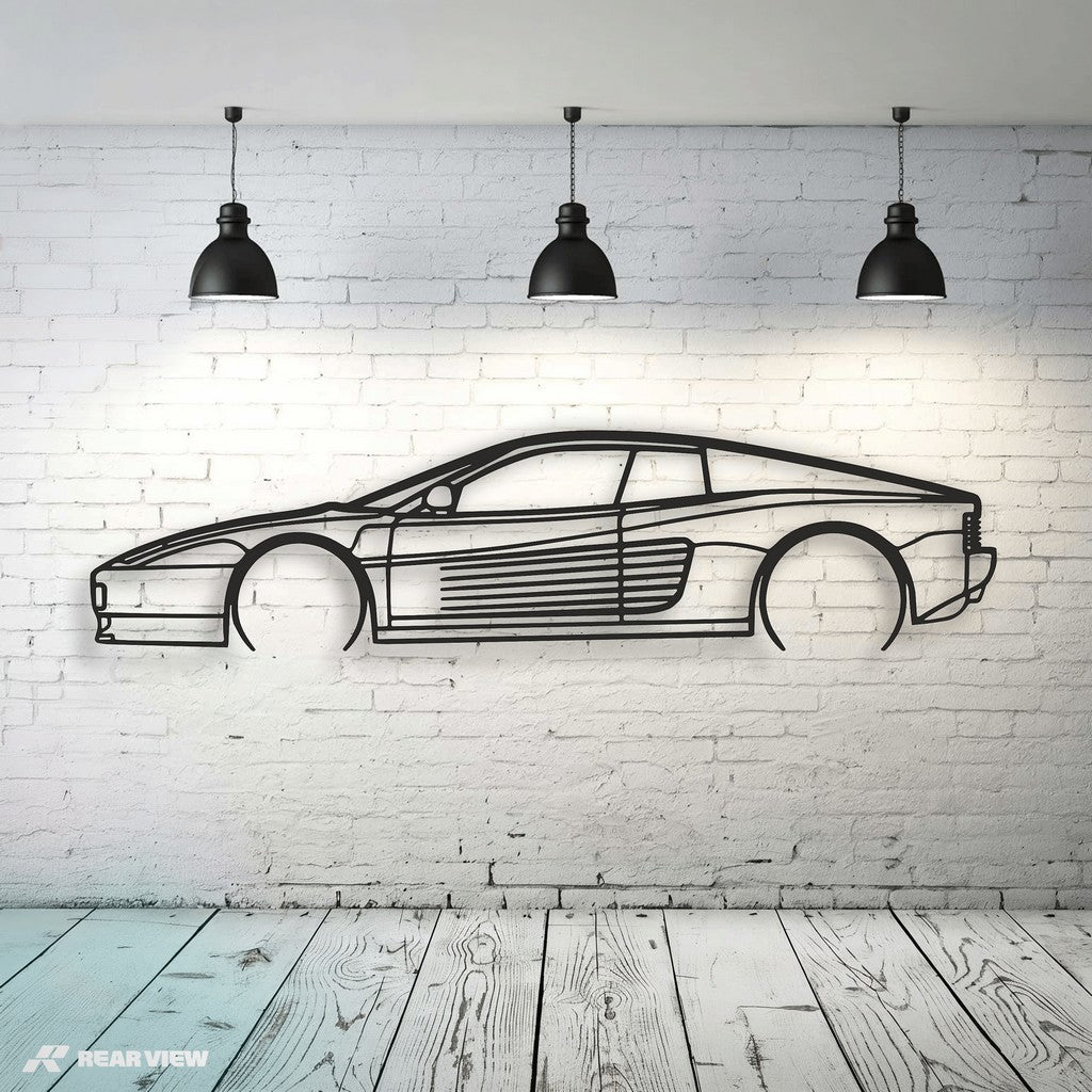 Side Blades - Testarossa Metal Wall Art