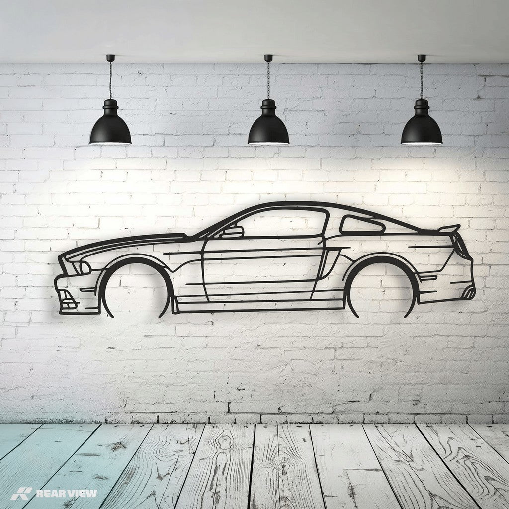 Road Thunder - Mustang GT 2013 Metal Wall Art