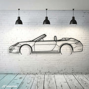 Coast Line – 911 Cabrio 997 Metal Wall Art