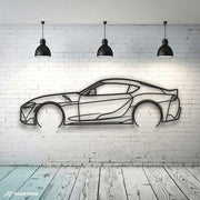 Curve Strike - GR Supra Metal Wall Art