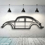 Rolling Icon - Beetle Metal Wall Art