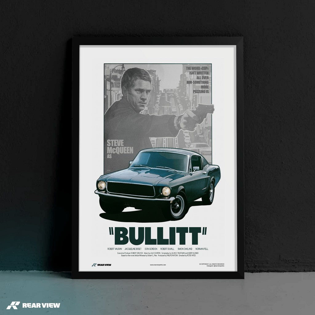 Hollywood Stars - Bullitt Kunstdruck
