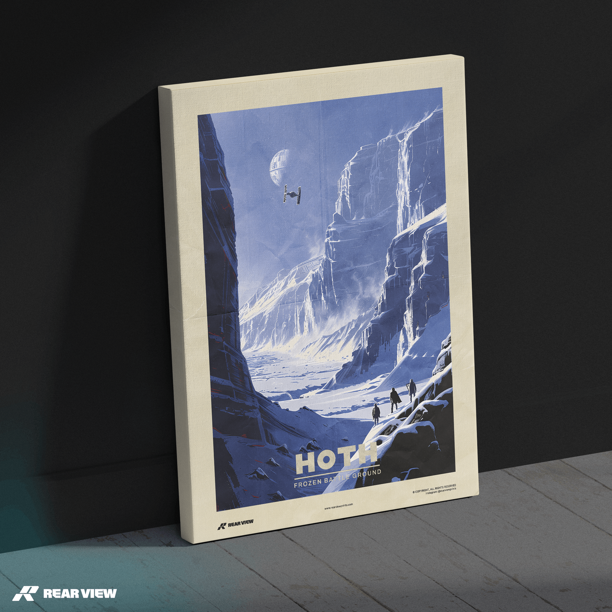 Gefrorenes Schlachtfeld - Filmkunstdruck