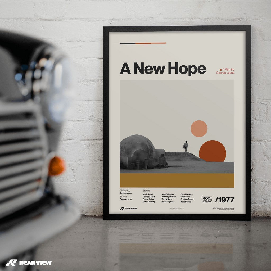 Zwillingssonnen - Sci-Fi Kunstdruck