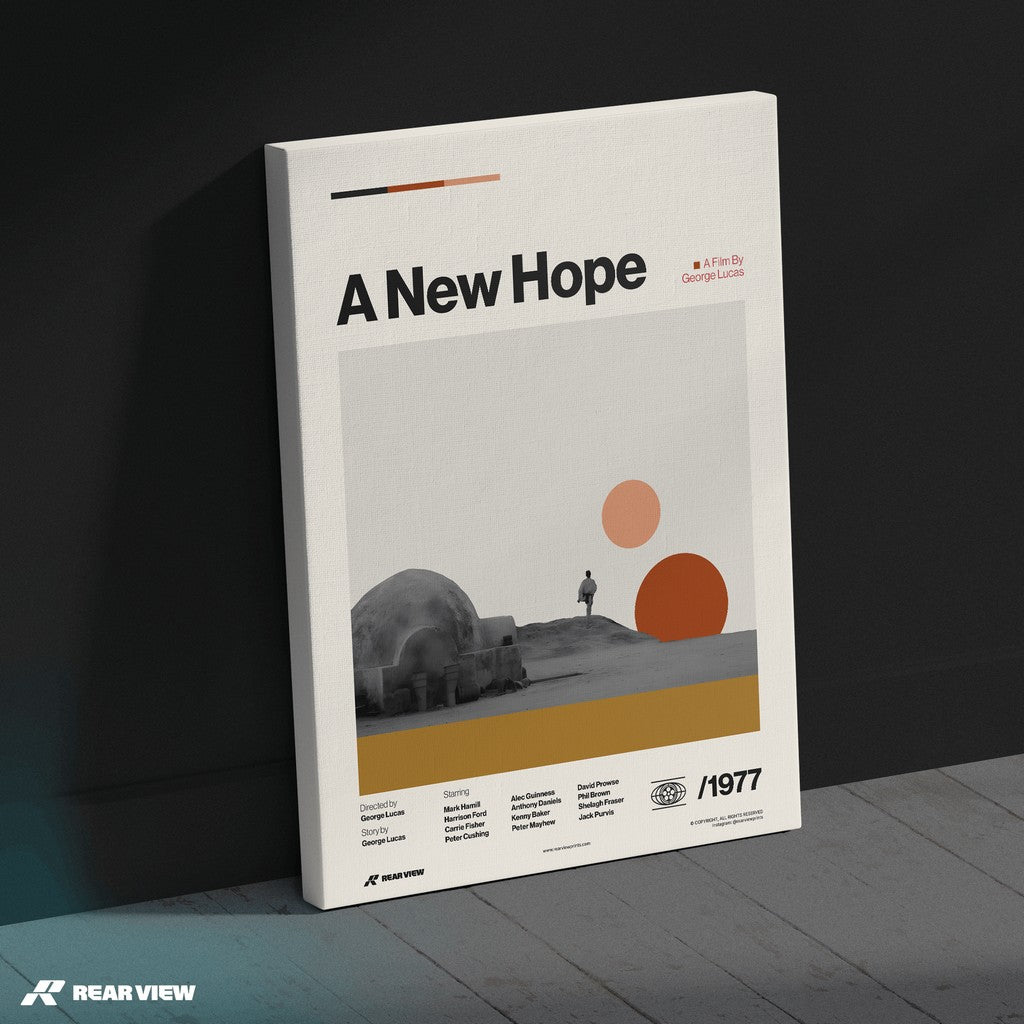 Zwillingssonnen - Sci-Fi Kunstdruck