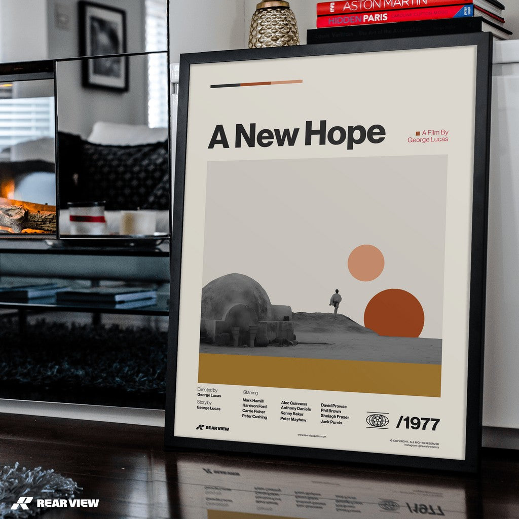 Zwillingssonnen - Sci-Fi Kunstdruck