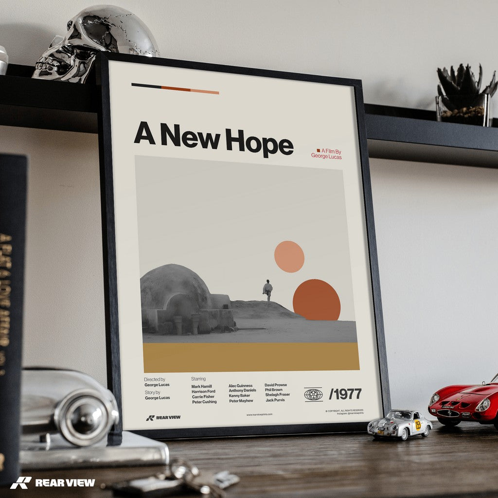 Zwillingssonnen - Sci-Fi Kunstdruck