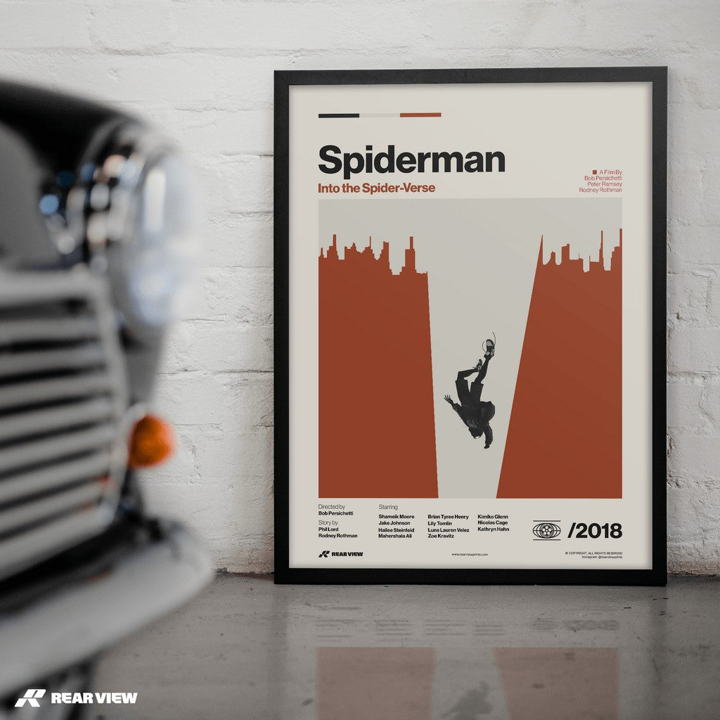Sprung des Glaubens - Spider-Verse Kunstdruck