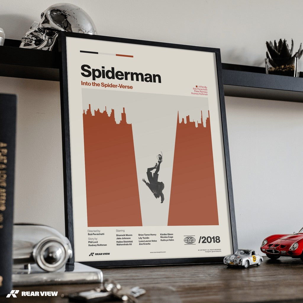 Sprung des Glaubens - Spider-Verse Kunstdruck