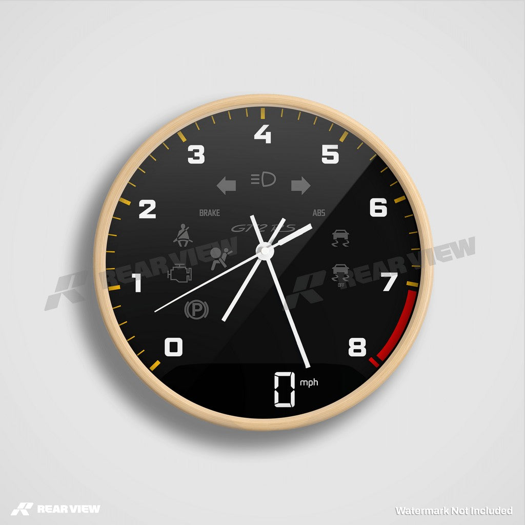 GT2RS Schwarz - Leichte Zifferblatt-Edition