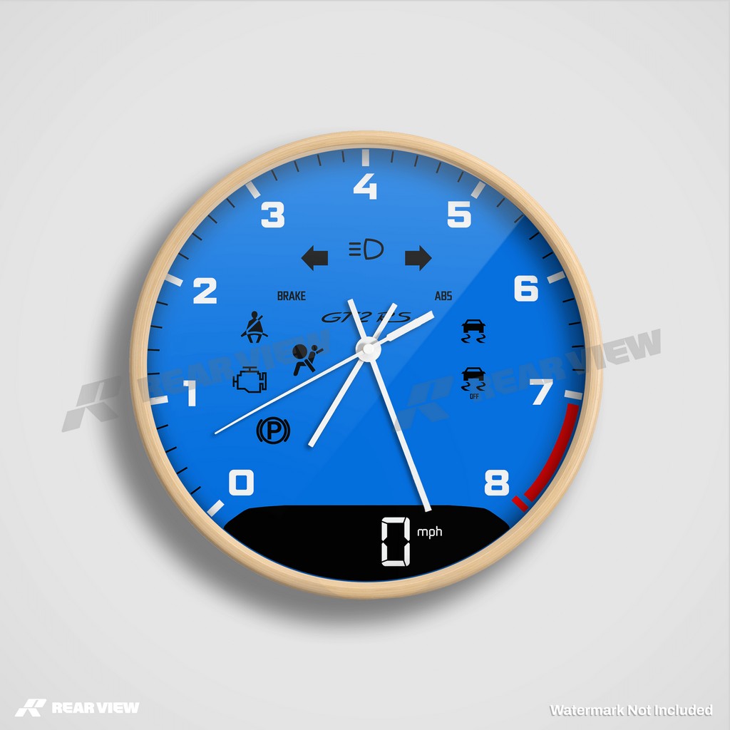 GT2RS Blau - Leichte Zifferblatt-Edition