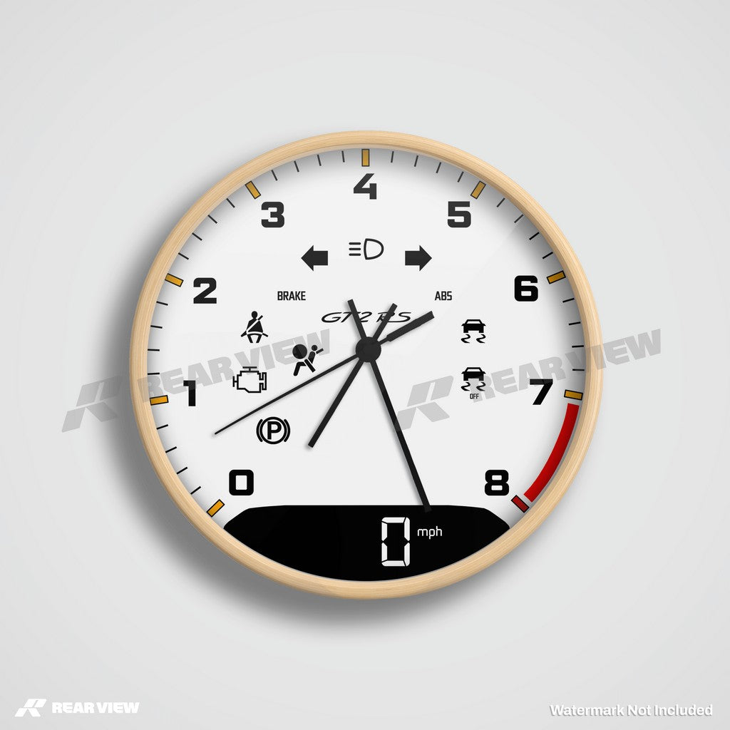 GT2RS Weiß - Leichte Zifferblatt-Edition