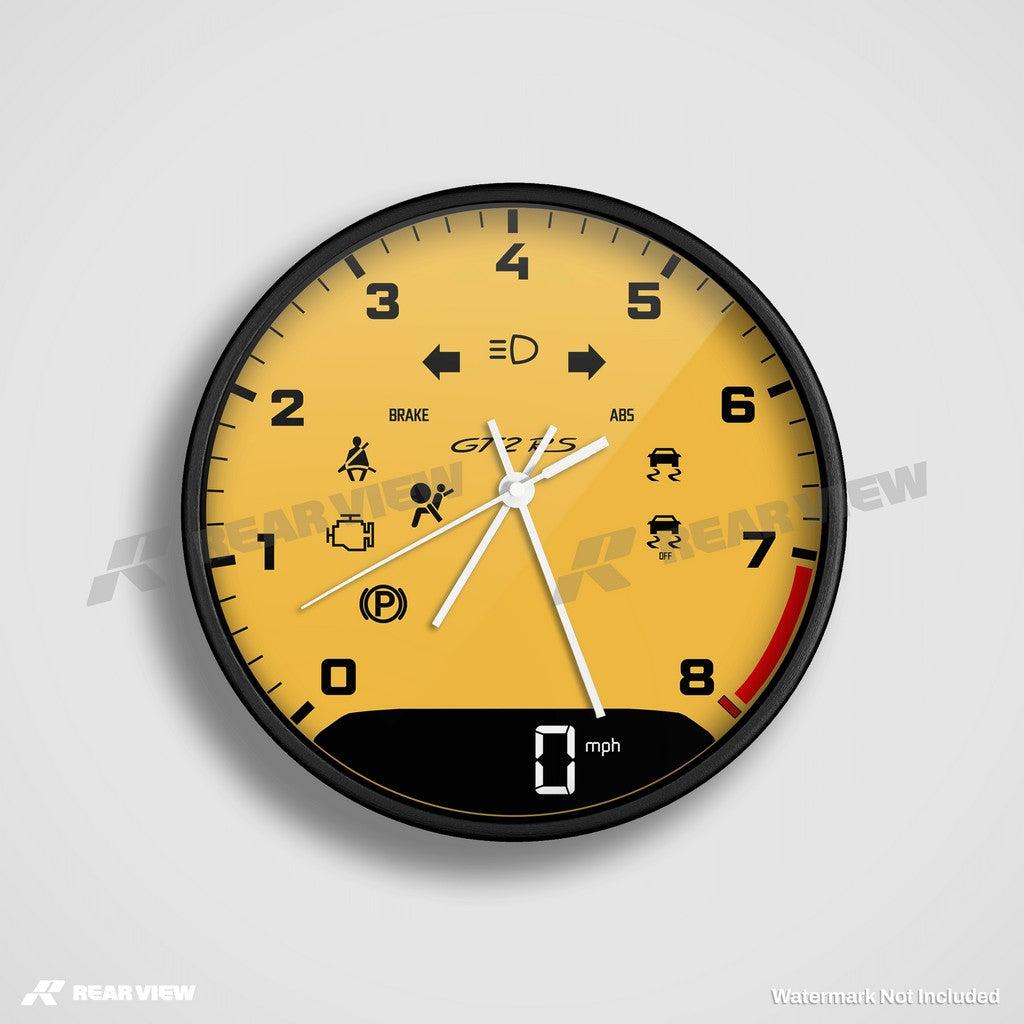 GT2RS Gelb - Leichte Zifferblatt-Edition