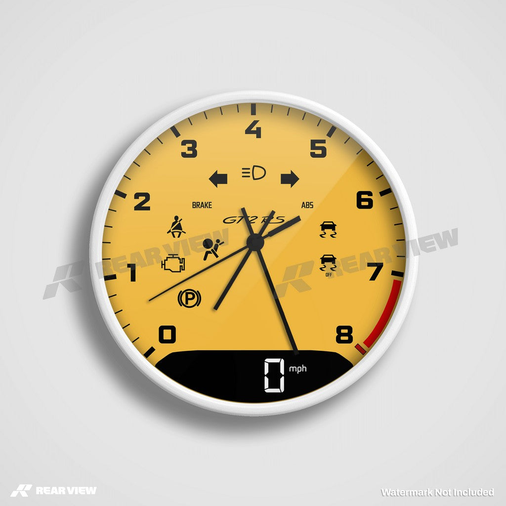 GT2RS Gelb - Leichte Zifferblatt-Edition