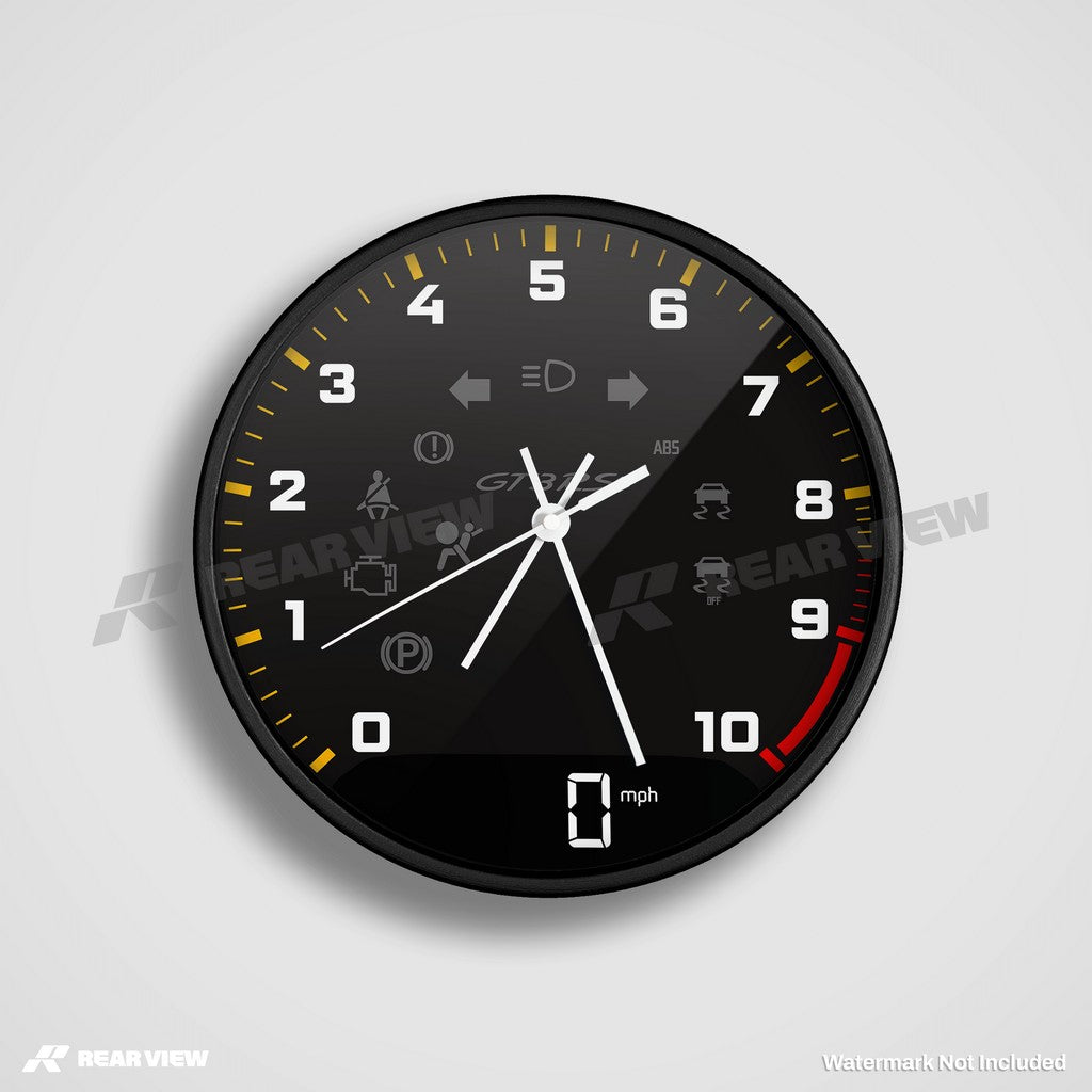 GT3RS Schwarz - Leichte Zifferblatt-Edition