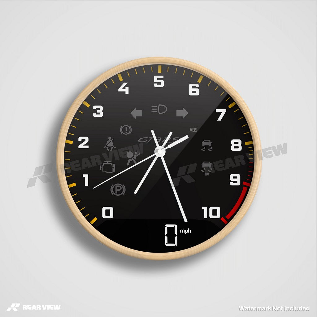 GT3RS Schwarz - Leichte Zifferblatt-Edition