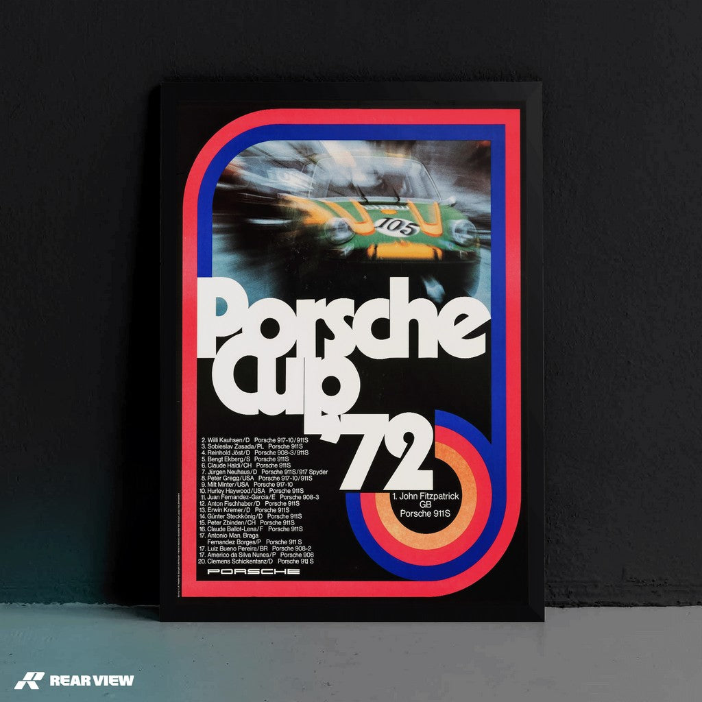 German Car Cup 1972 - Vintage Race Poster