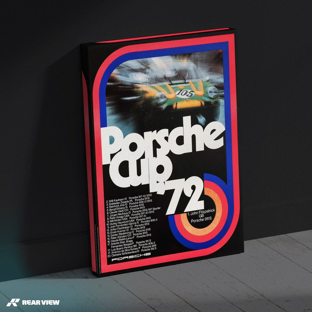 German Car Cup 1972 - Vintage Race Poster