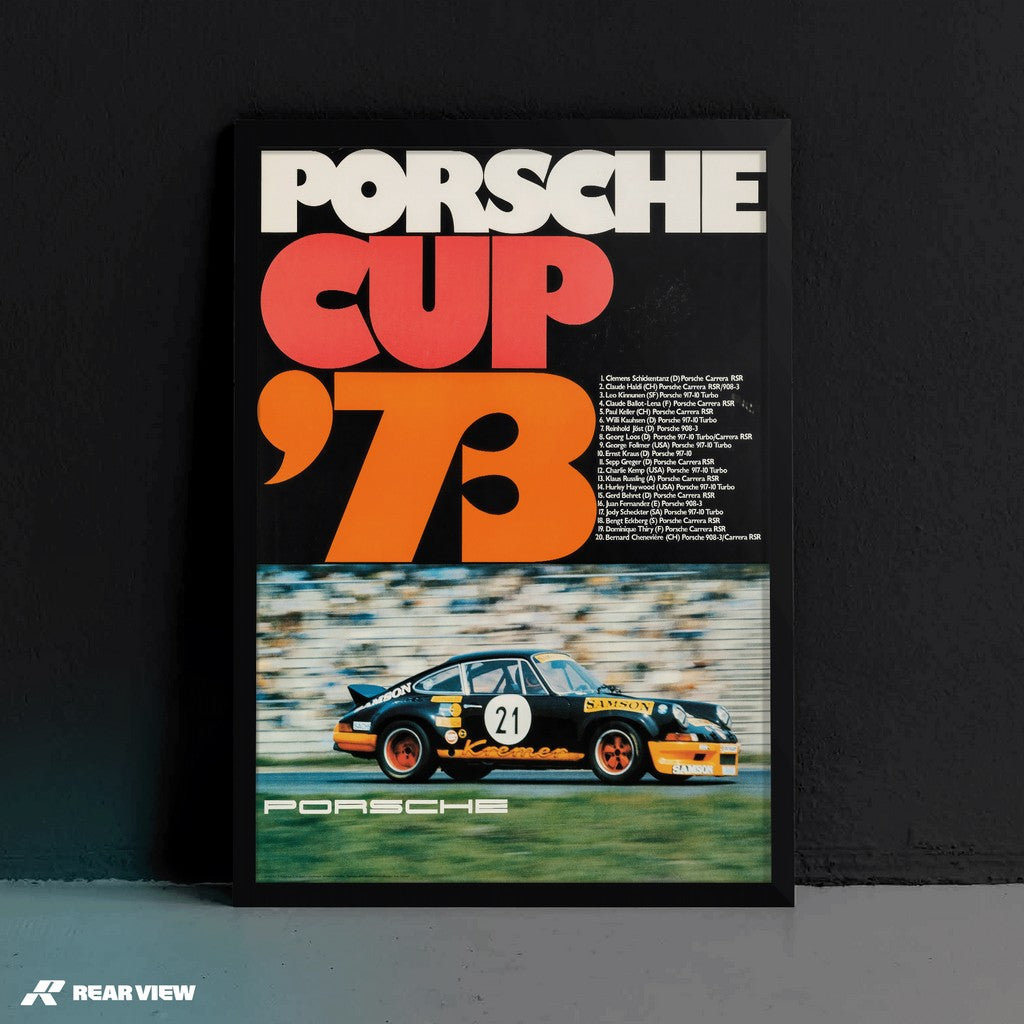 Deutscher Autopokal 1973 - Vintage Race Poster