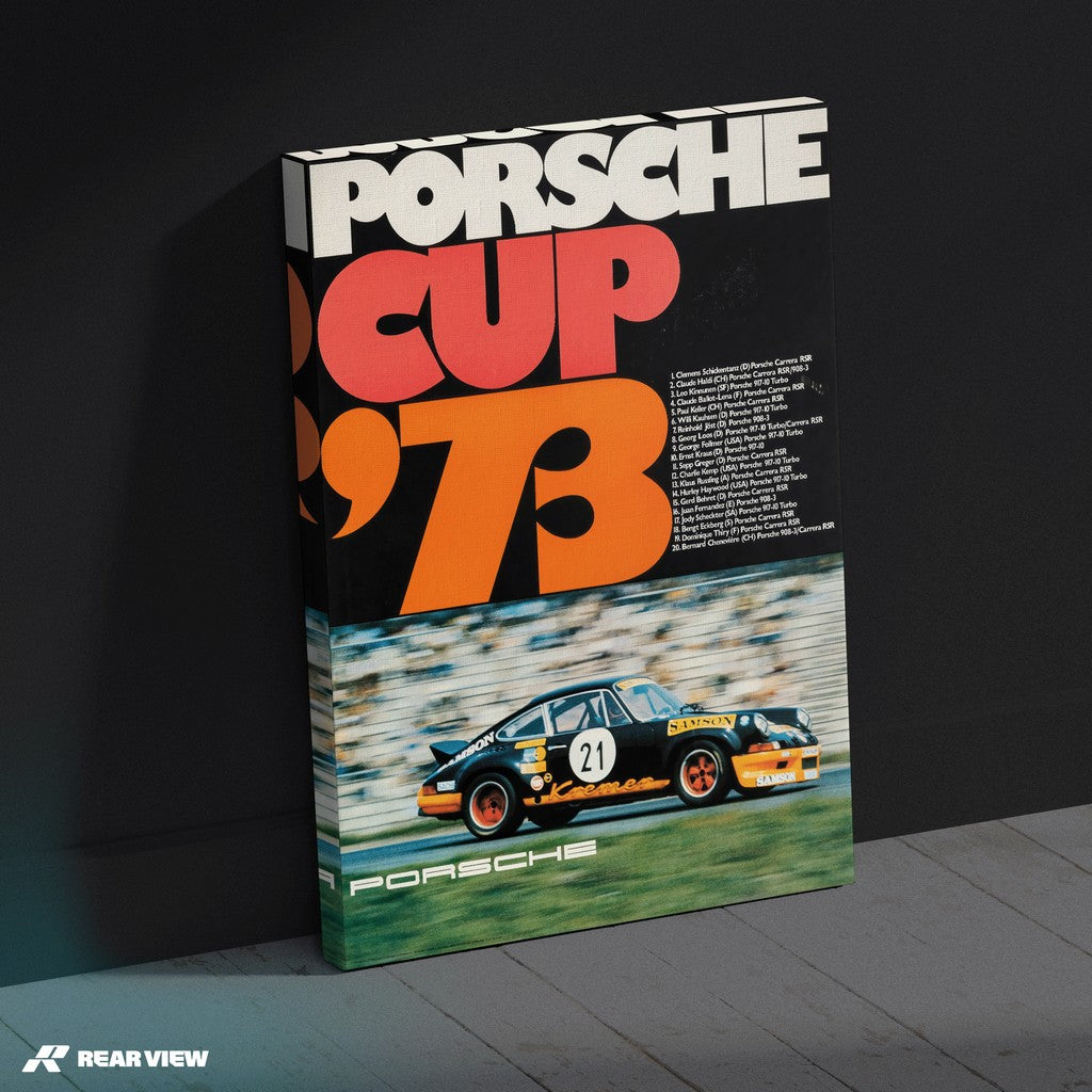 Deutscher Autopokal 1973 - Vintage Race Poster