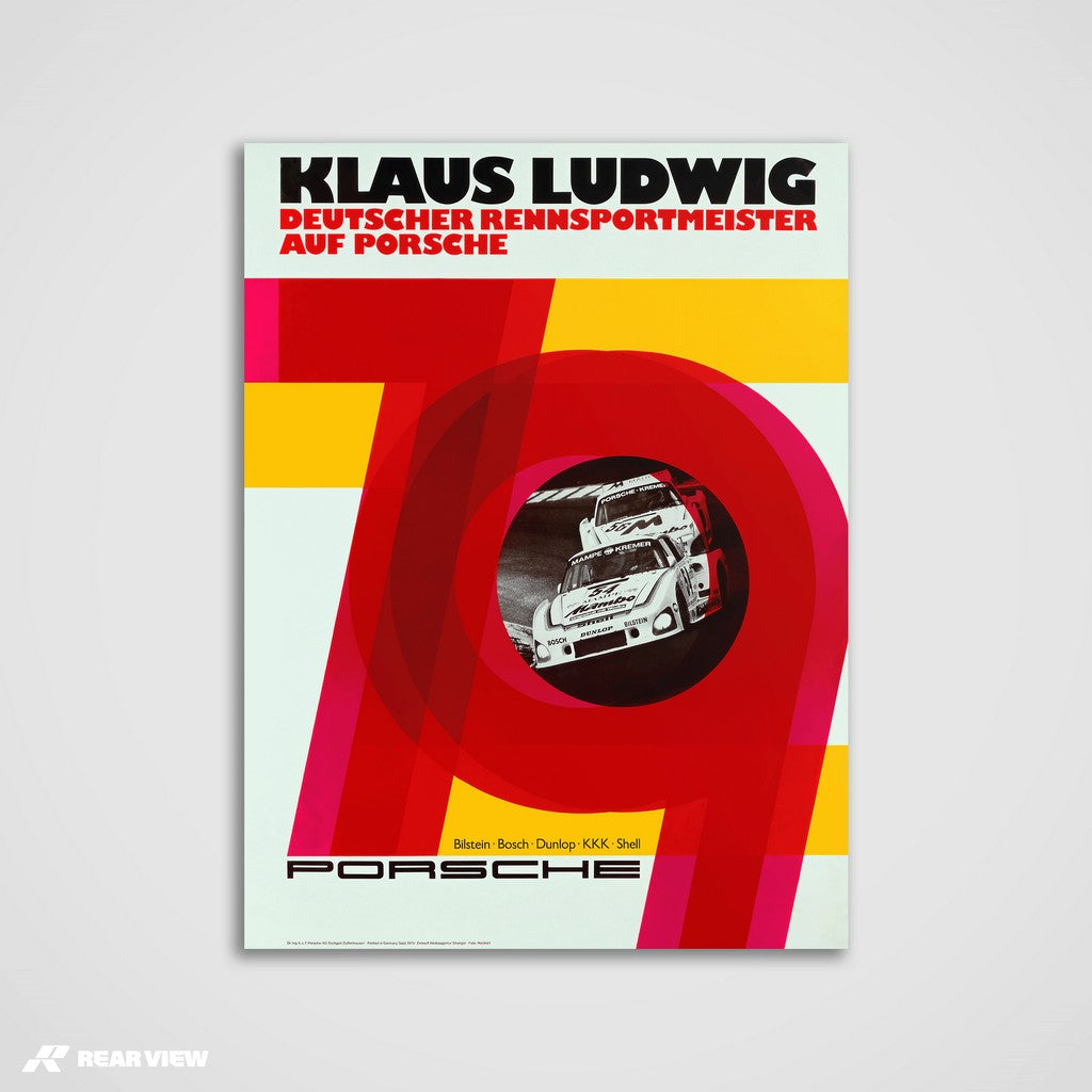 Klaus Ludwig - Deutscher Rennsportmeister Druck