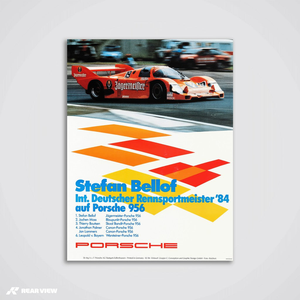 Stefan Bellof - Deutscher Rennsportmeister Druck