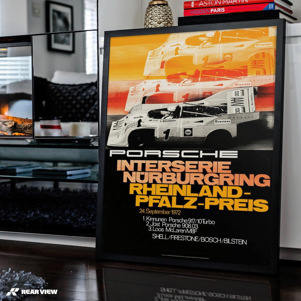 Nürburgring Rheinland-Pfalz-Preis 1972 - Vintage Race Poster