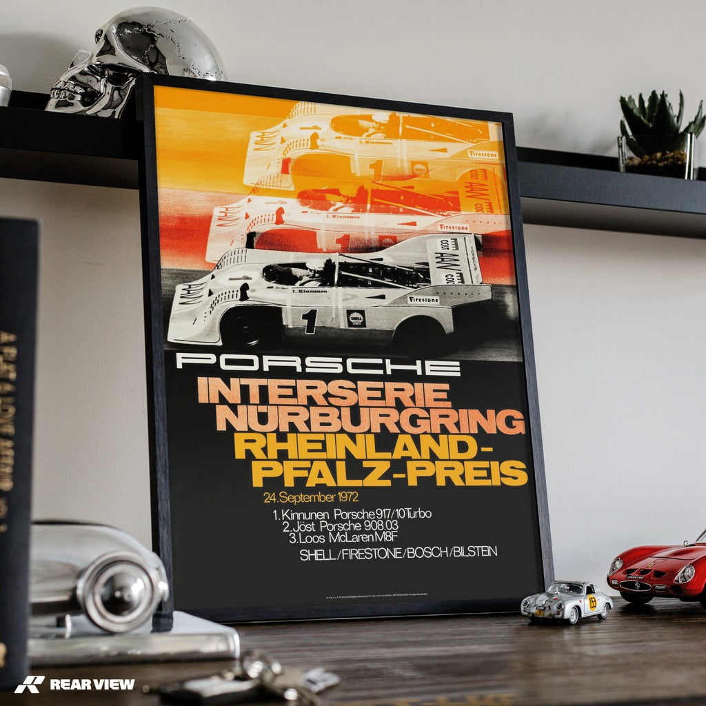 Nürburgring Rheinland-Pfalz-Preis 1972 - Vintage Race Poster